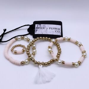 NWT Wool + Pepper Co. Matching Jewelry Set